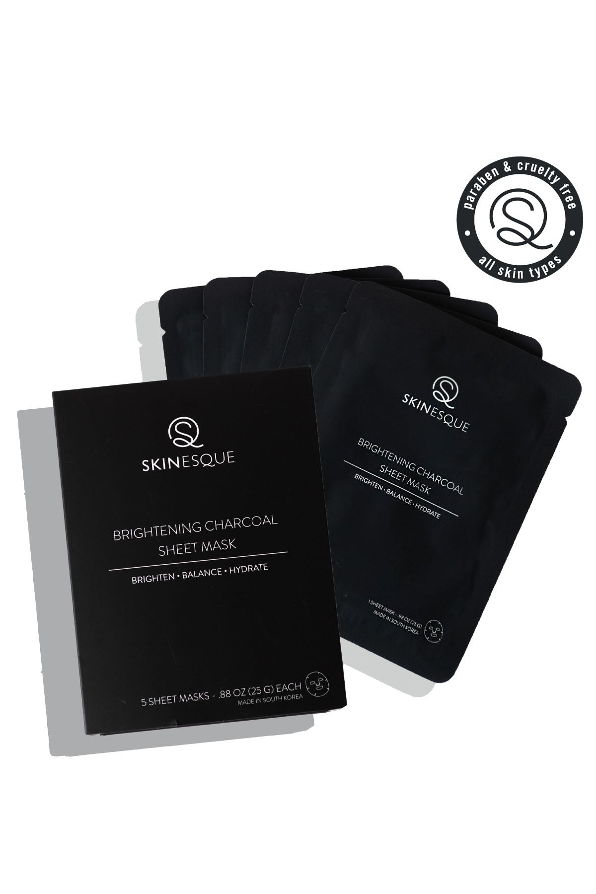 Brightening Charcoal Sheet Mask